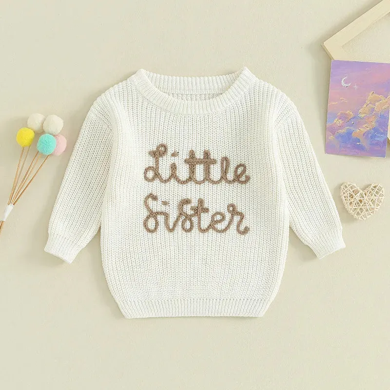 BIG SISTER/LITTLE SISTER Knitted Sweater