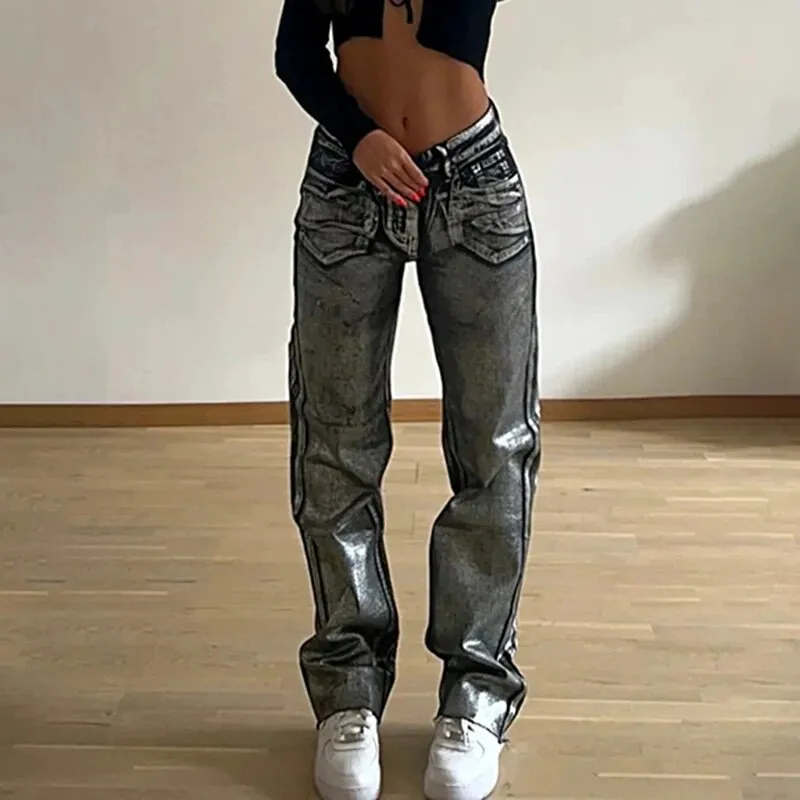 BIIKPIIK Straight Baggy Jeans