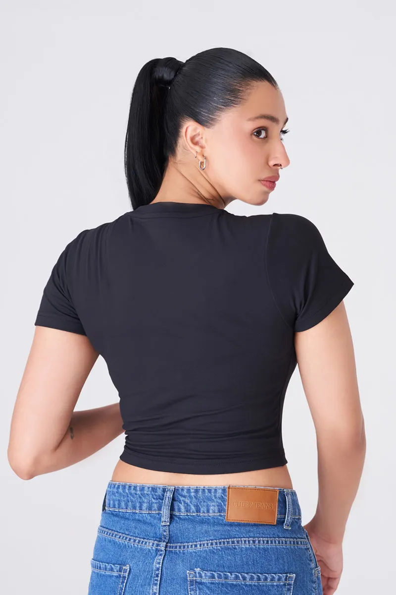 Black Crop Top – Versatile, Chic, and Comfortable