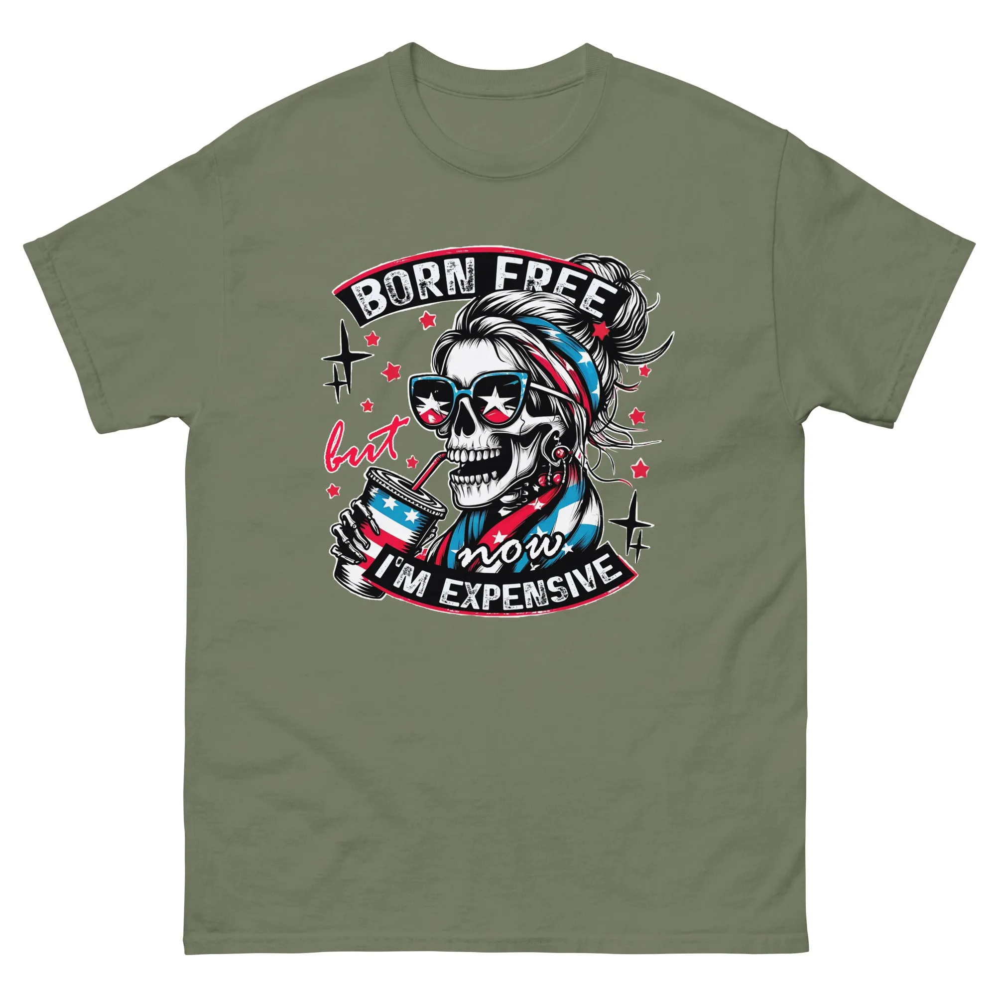 Born Free but Expensive Gildan classic tee