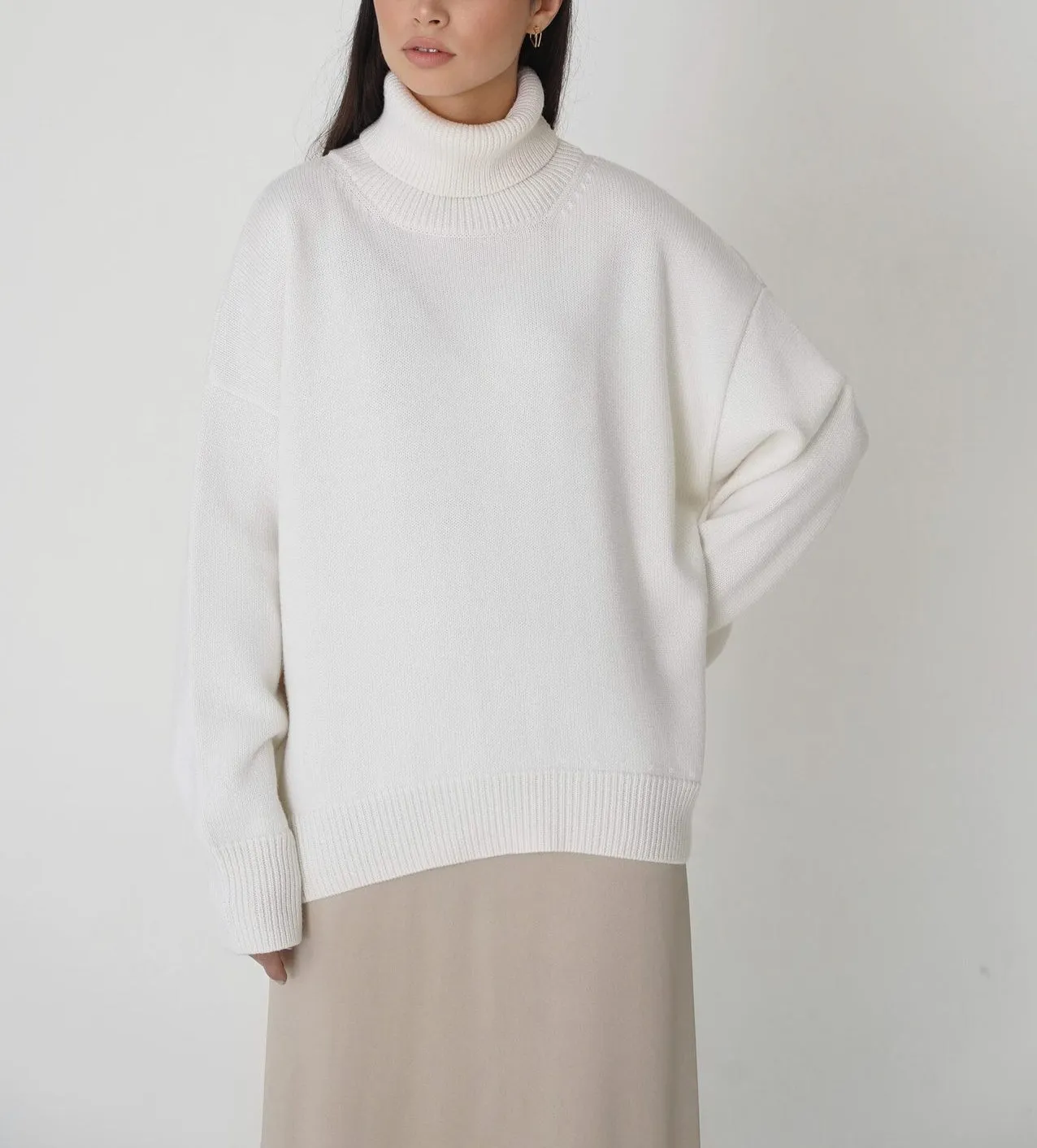 Brenda Turtleneck Thick Warm Women Sweater