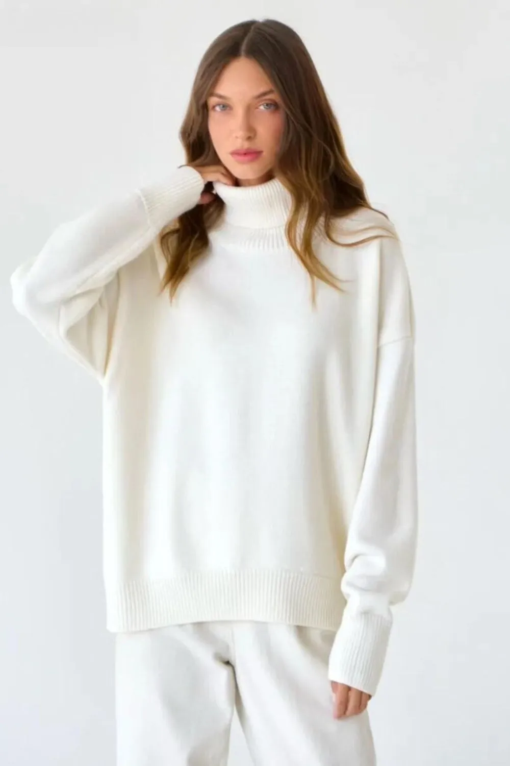 Brenda Turtleneck Thick Warm Women Sweater