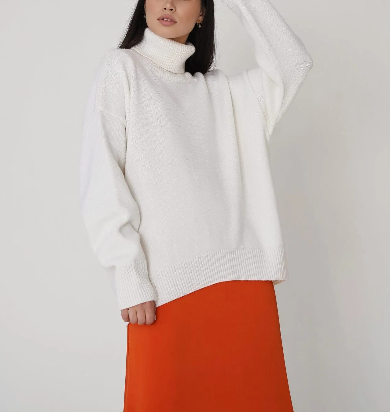 Brenda Turtleneck Thick Warm Women Sweater