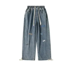 Casual Drawstring Jeans