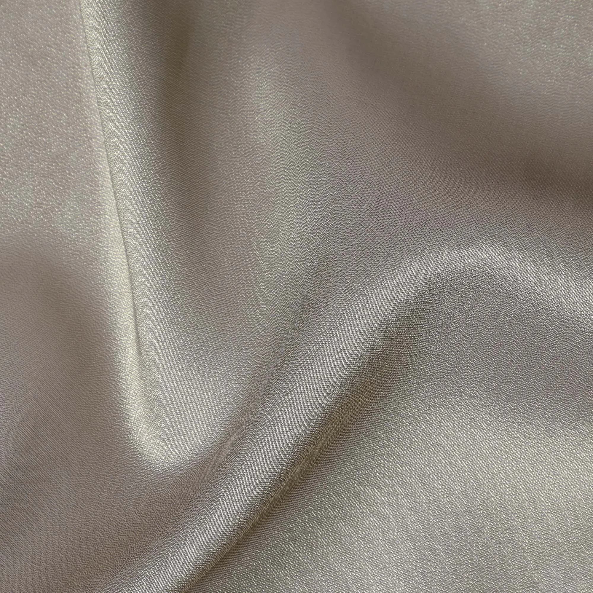 Champagne Gold Silk Lamé Fabric, 110 cm Wide, Made in South Korea-D21016