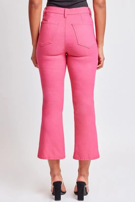 Frcor-Fiery Coral Junior Hyperstretch Cropped Kick Flare Pants