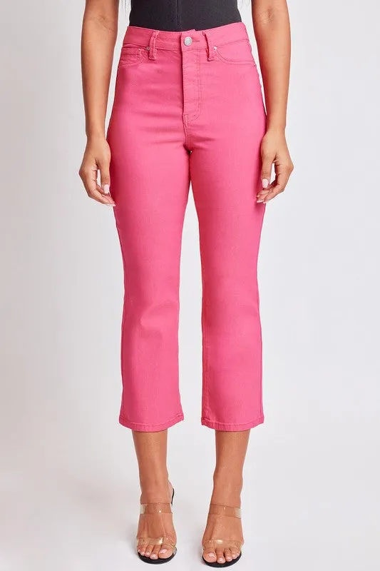 Frcor-Fiery Coral Junior Hyperstretch Cropped Kick Flare Pants