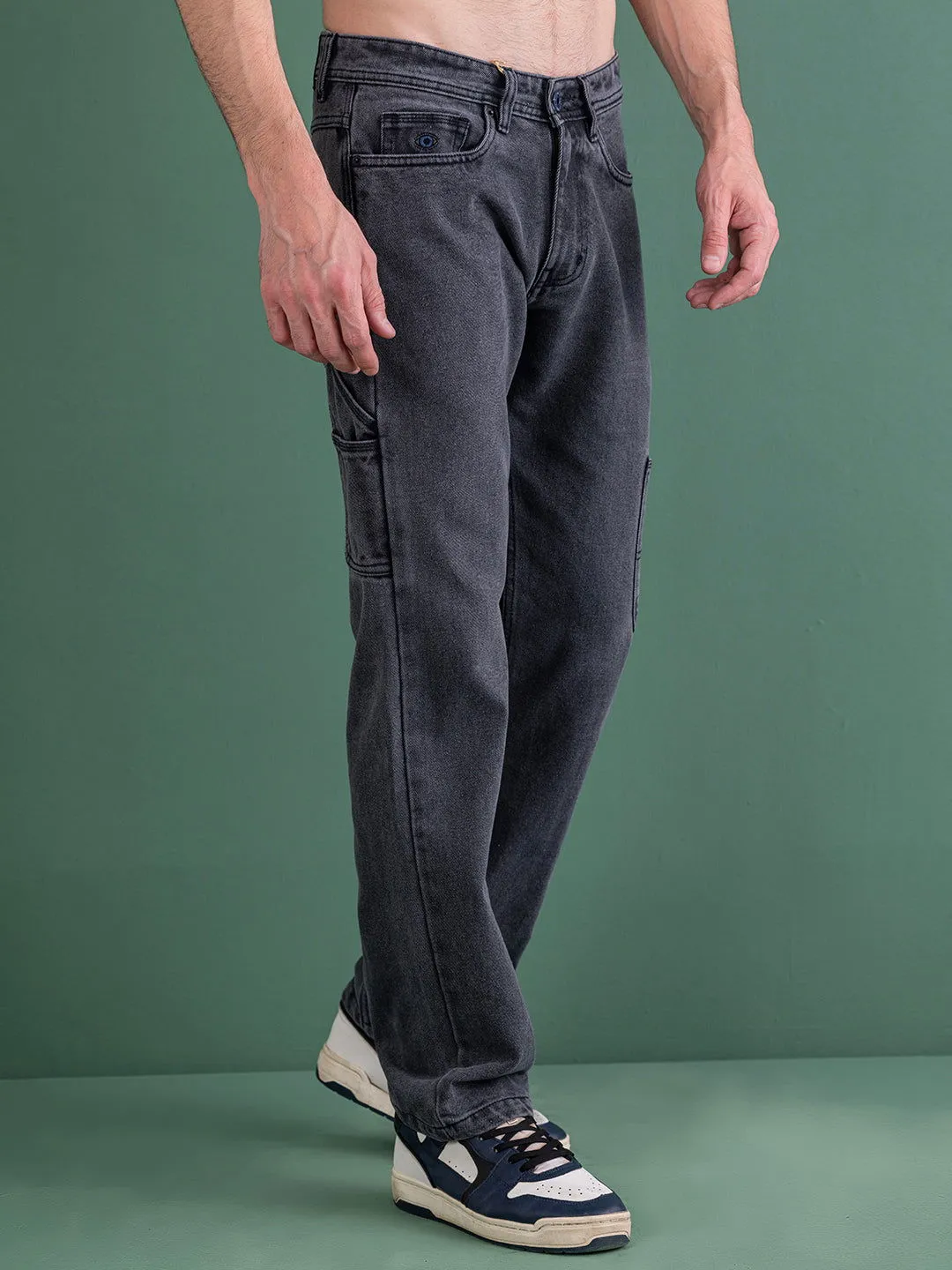 GREY CARPENTER JEANS