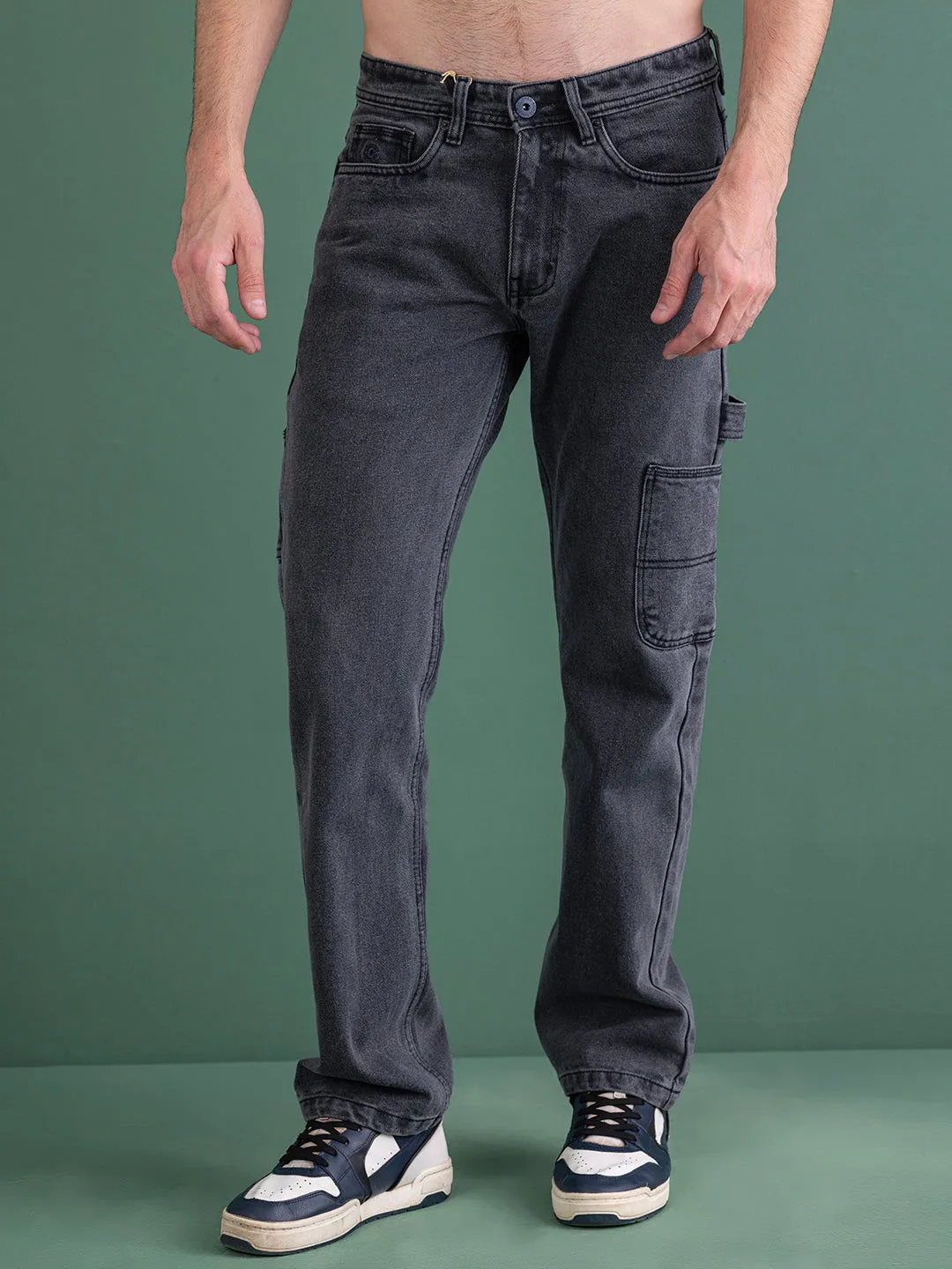 GREY CARPENTER JEANS