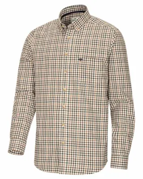 Hoggs of Fife Garvock Cotton Twill Herringbone Check Shirt