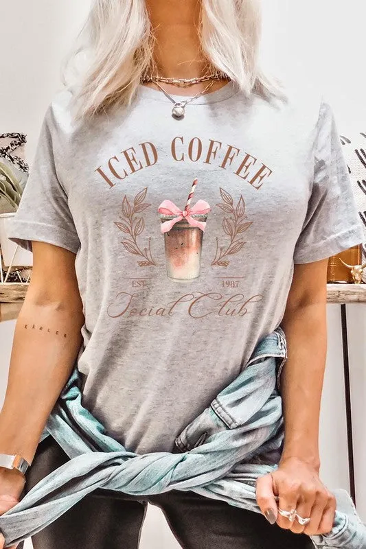 Iced Coffee Social Club Graphic T Shirt