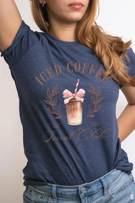 Iced Coffee Social Club Graphic T Shirt