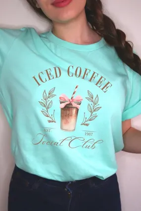 Iced Coffee Social Club Graphic T Shirt