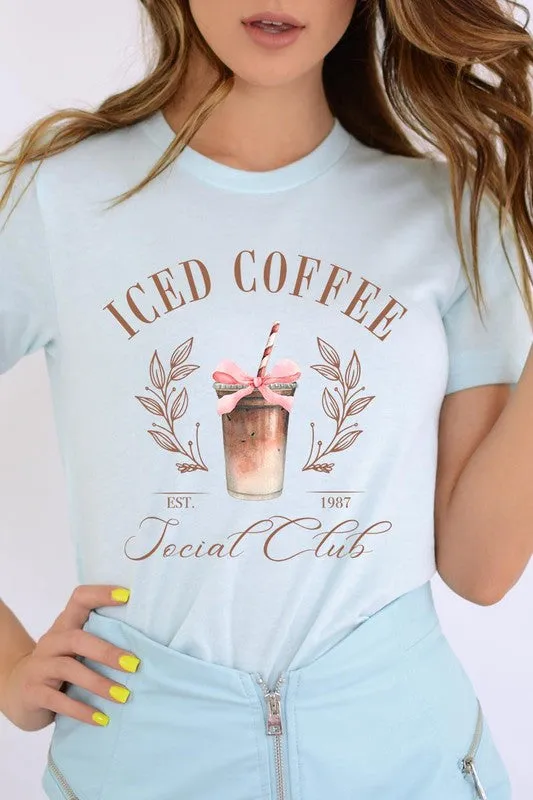 Iced Coffee Social Club Graphic T Shirt