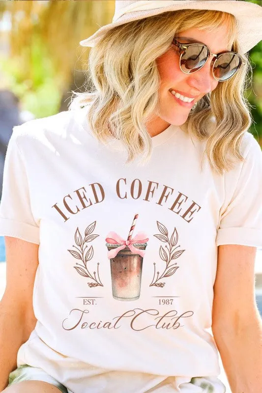 Iced Coffee Social Club Graphic T Shirt