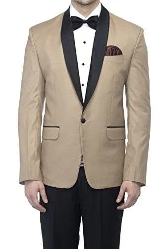 Italian Slim Fit Trendy Tuxedo Blazer