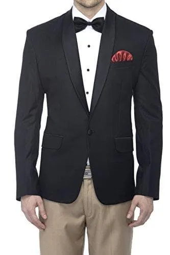 Italian Slim Fit Trendy Tuxedo Blazer