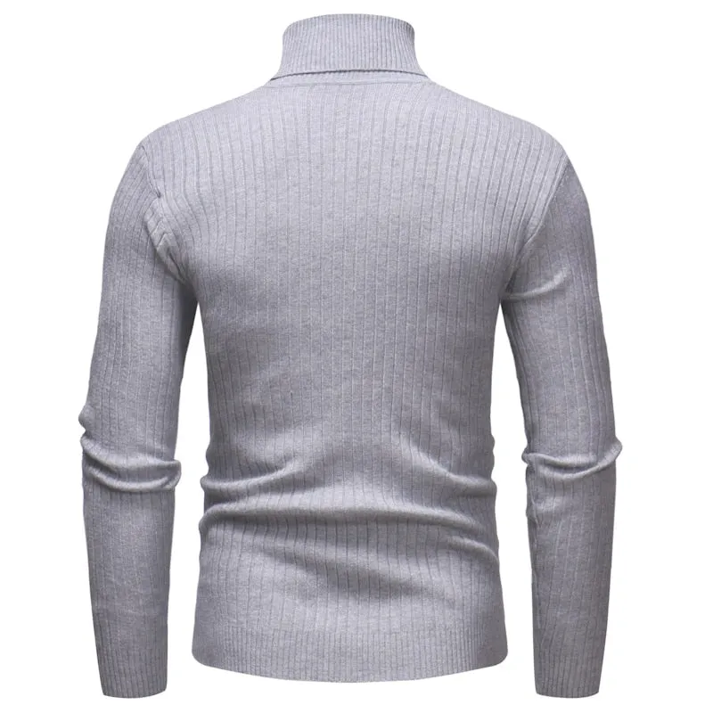 Men's Winter High Neck Warm Sweater