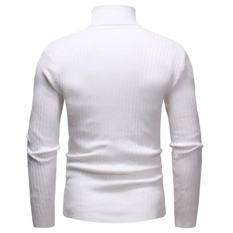 Men's Winter High Neck Warm Sweater