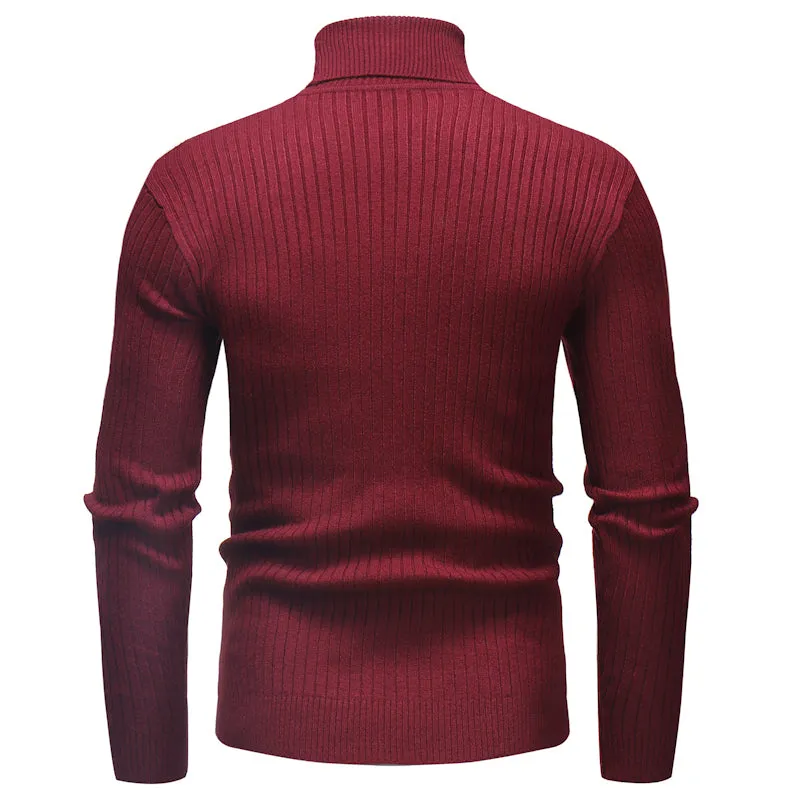 Men's Winter High Neck Warm Sweater