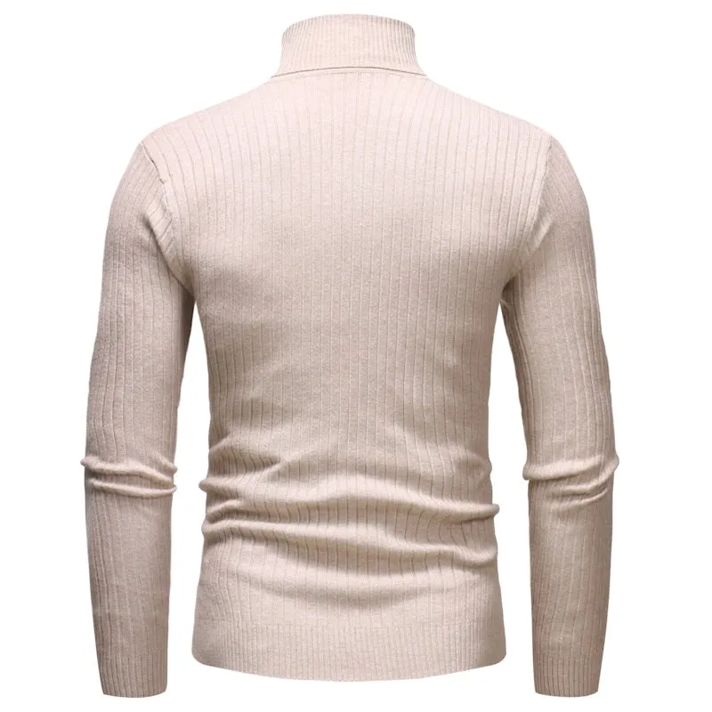 Men's Winter High Neck Warm Sweater