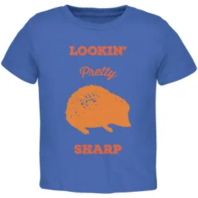 PAWS - Hedgehog Lookin' Pretty Sharp Royal Toddler T-Shirt