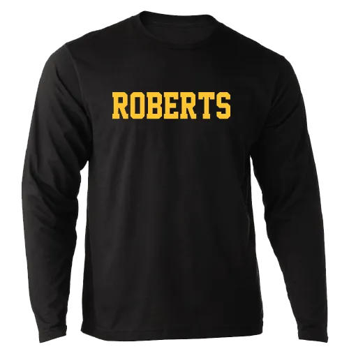 Roberts Black Long Sleeve Middle School Tees