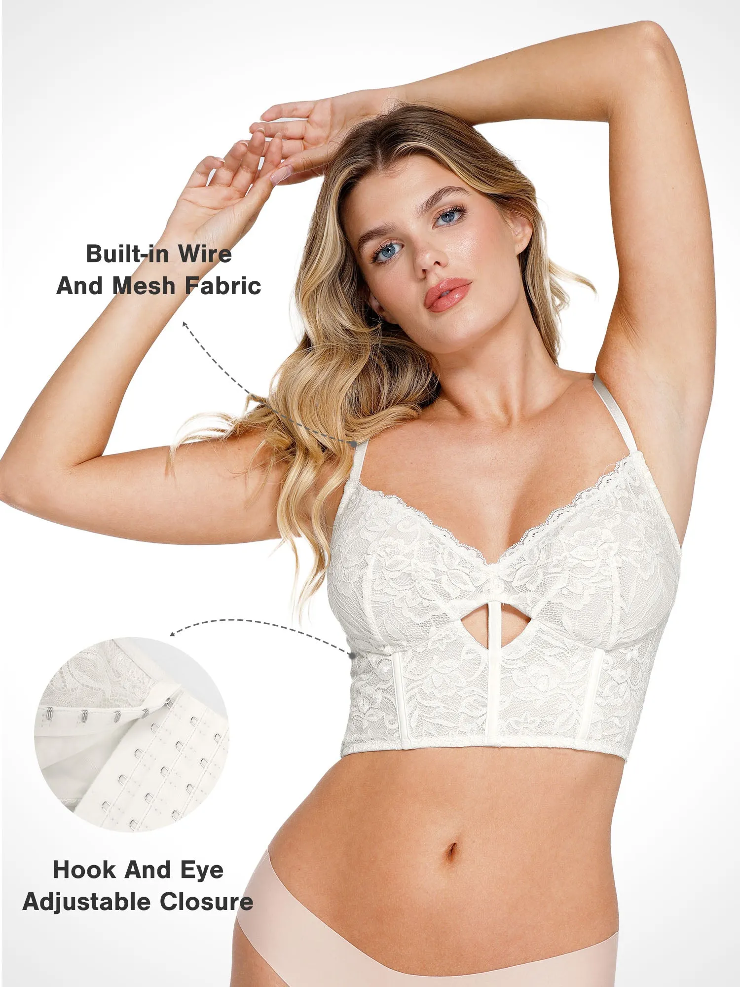 The Shapewear Bra Lace Bustier