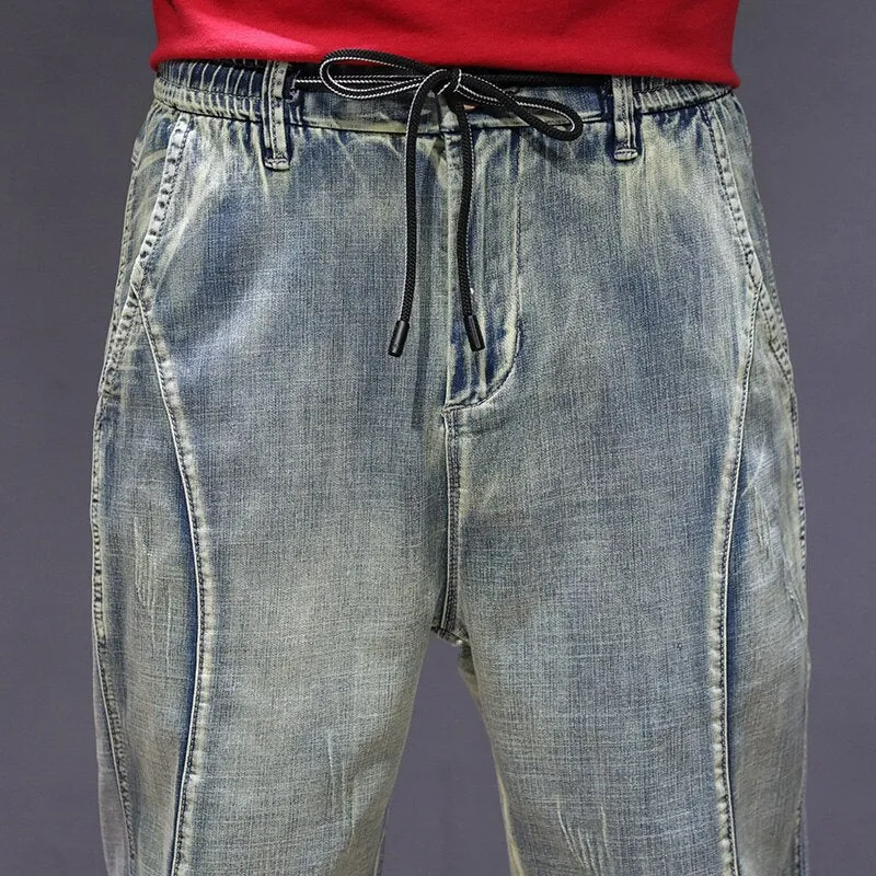 West Louis™ Arrivals Retro Elastic Waist Jogger