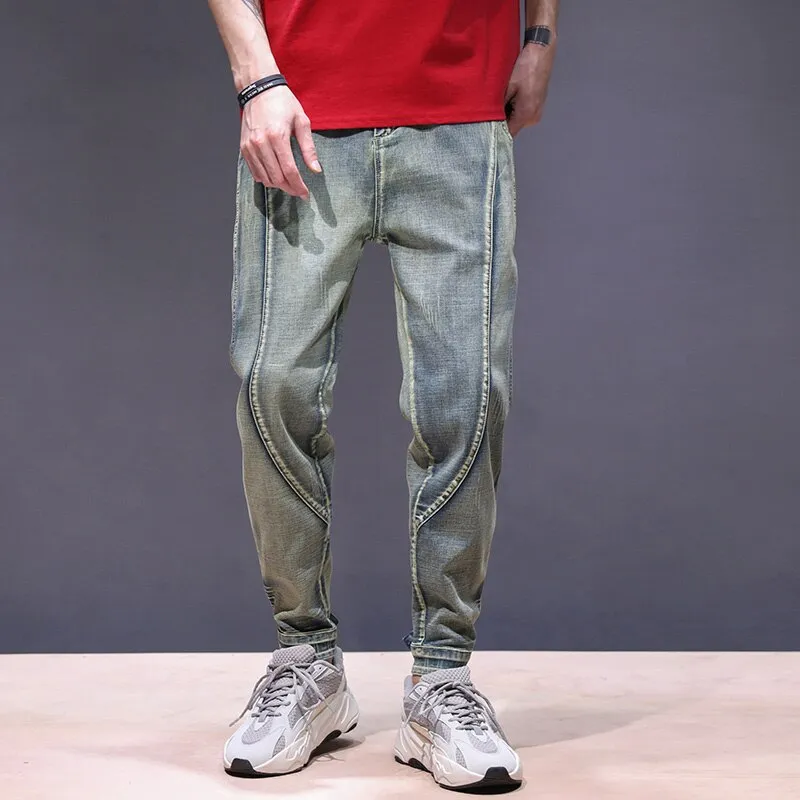 West Louis™ Arrivals Retro Elastic Waist Jogger