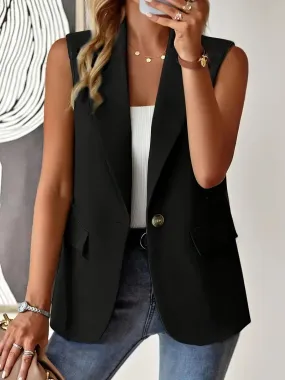 Zara Mouwloze Blazer | Trendy mouwloze blazer met knoopdetails voor dames