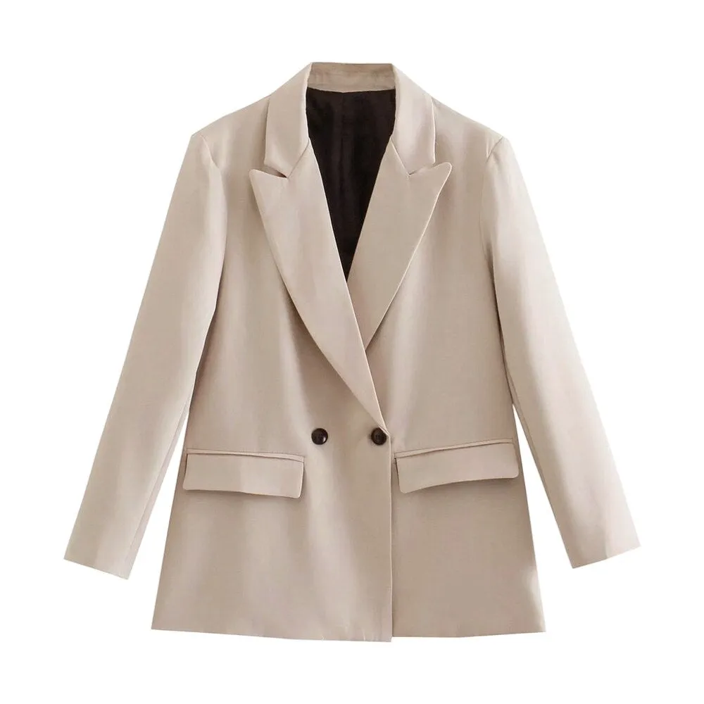 Ziza blazer | Comfortabele trendy lange blazer voor het najaar